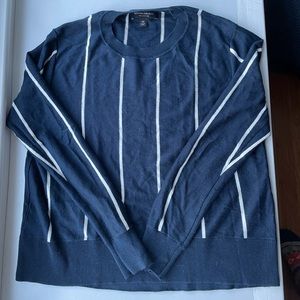 Blue striped light sweater
